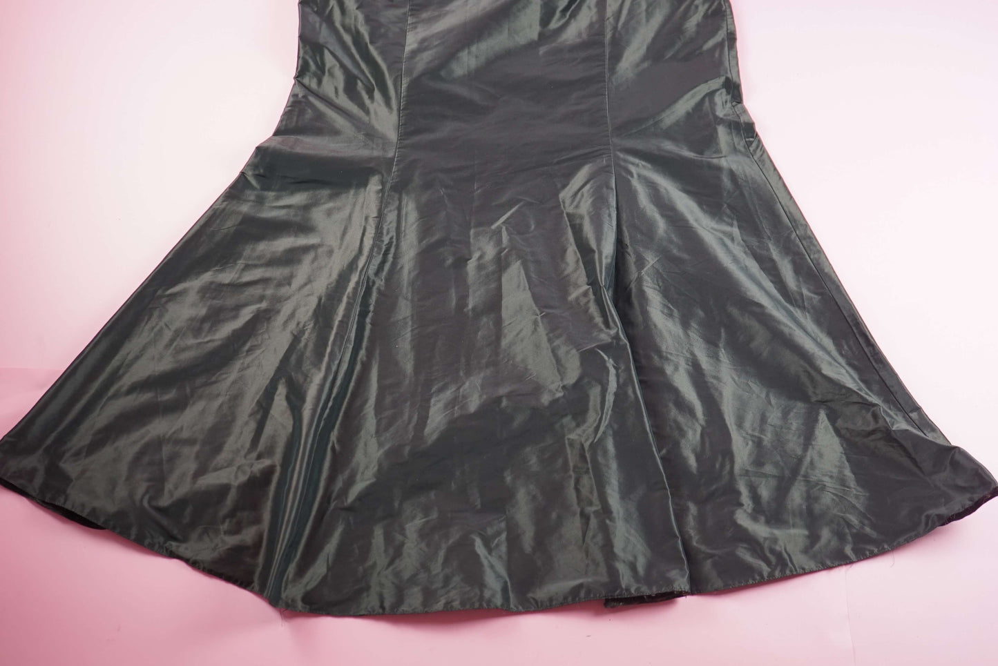 Long Mermaid Skirt Vintage Brown Fish Tail Maxi Skirt Size L UK 14-16/ EU 44-46