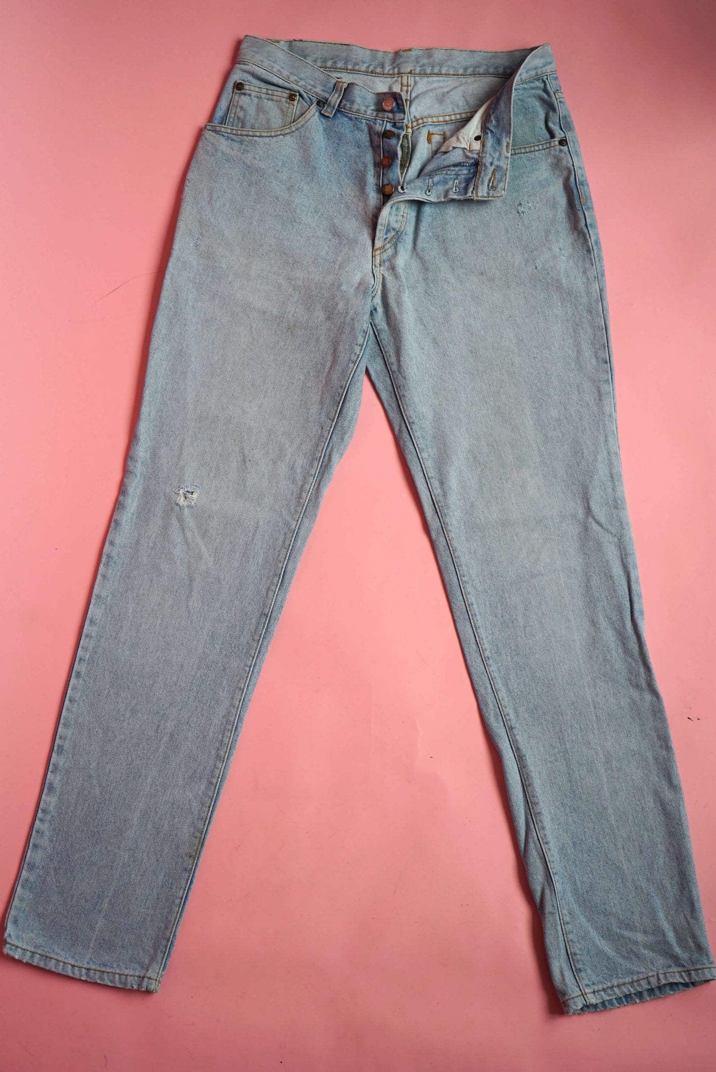 Pepe Jeans Vintage Jeans High Waisted Light Blue W32-33 L32