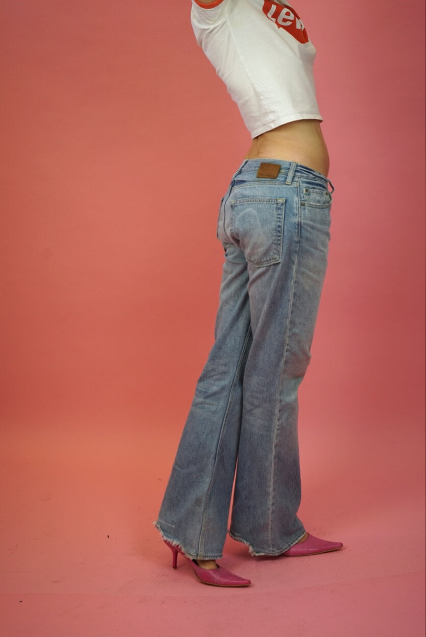 Vintage Flared GAP Jeans Denim Flares W33-34 UK Size 14/ EU 44