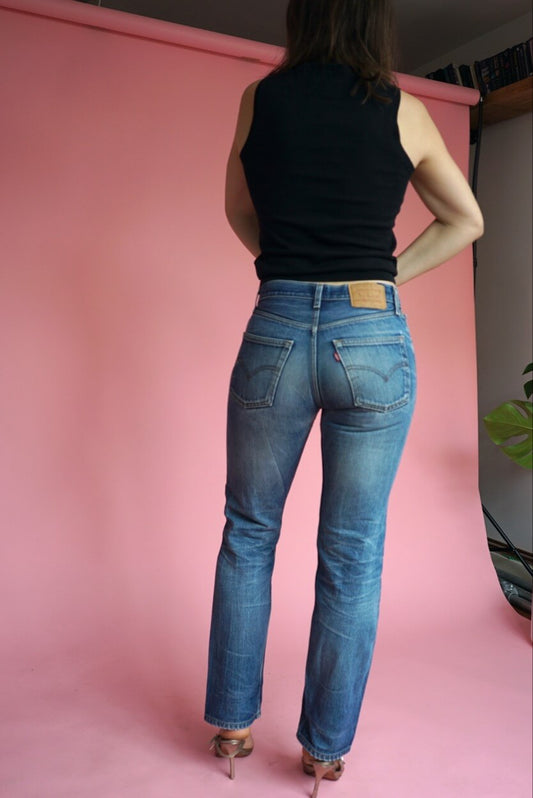 Vintage Levis 501 XX Jeans Distressed Faded W28-29