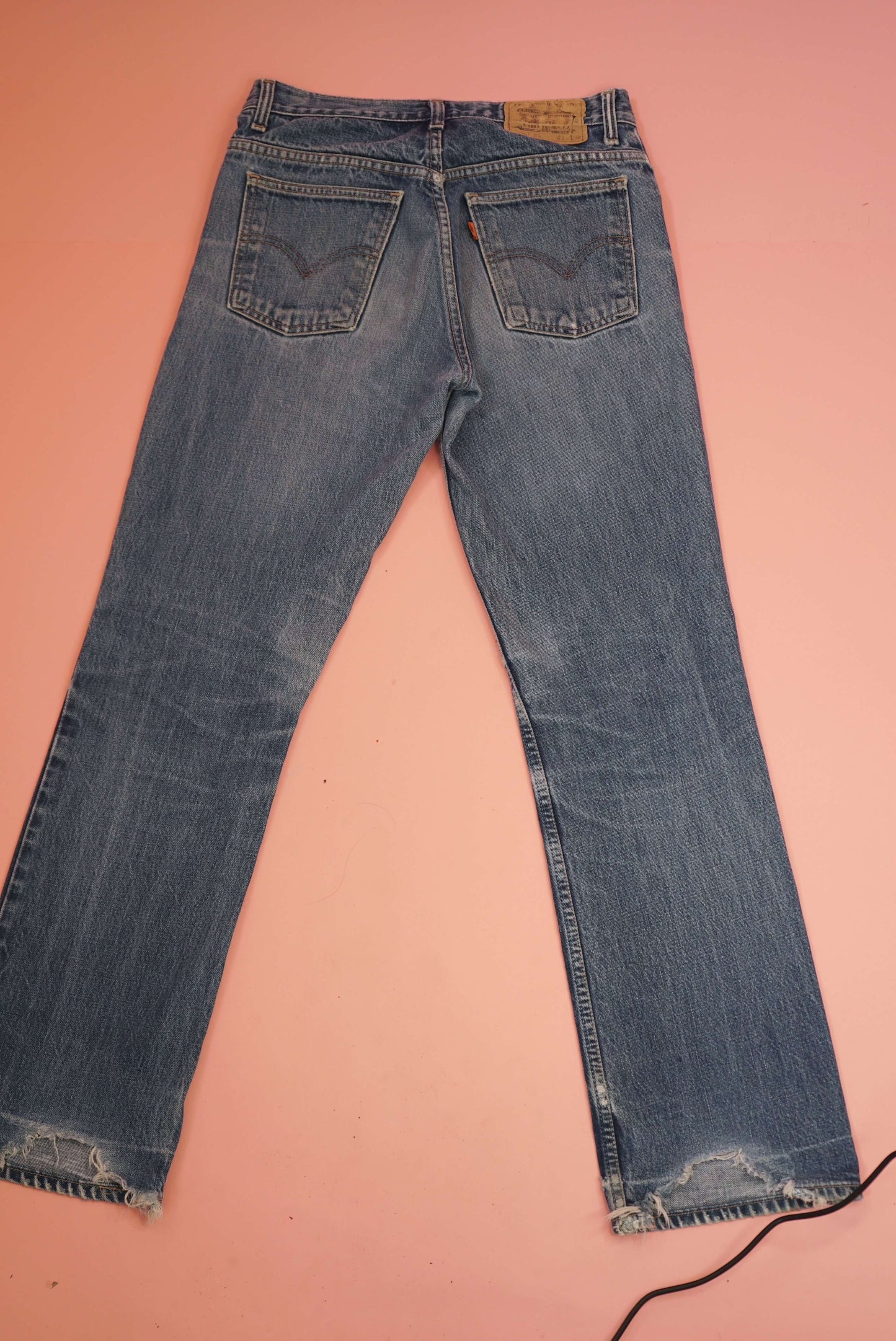 Vintage Levis High Waisted Bootcut Womens Jeans W30 | Made In UK