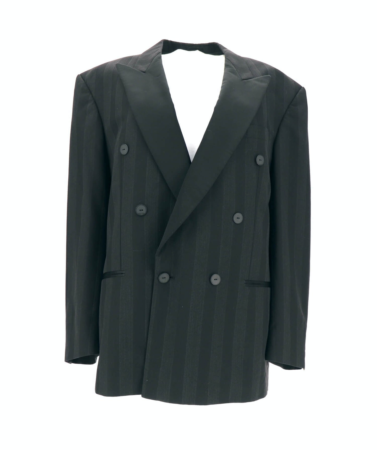 Black Oversized Tuxedo Vintage Blazer