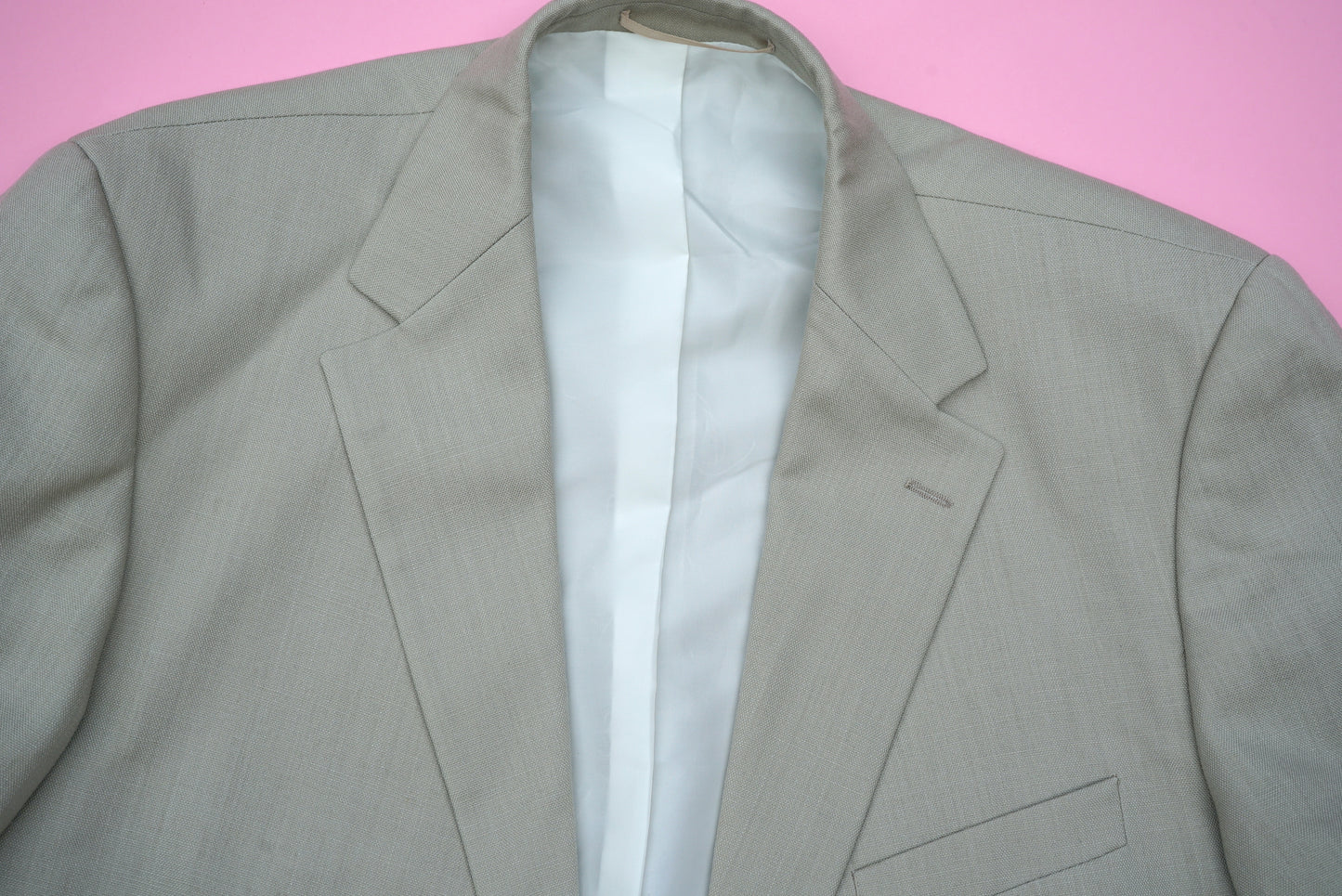 Beige Vintage Oversized Blazer Suit Size XL