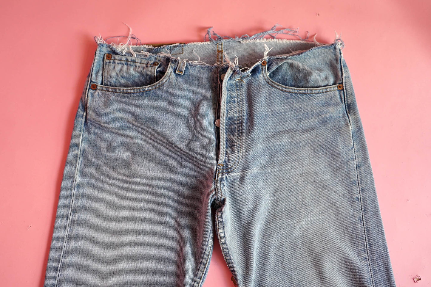 Vintage Levi's 501 Bandless Mariah Carey Low Waist Jeans W32