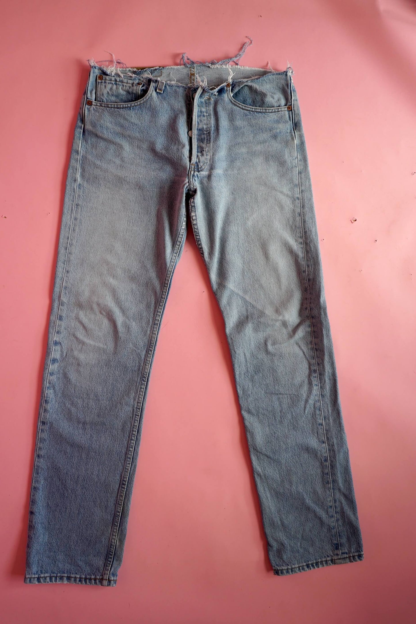 Vintage Levi's 501 Bandless Mariah Carey Low Waist Jeans W32