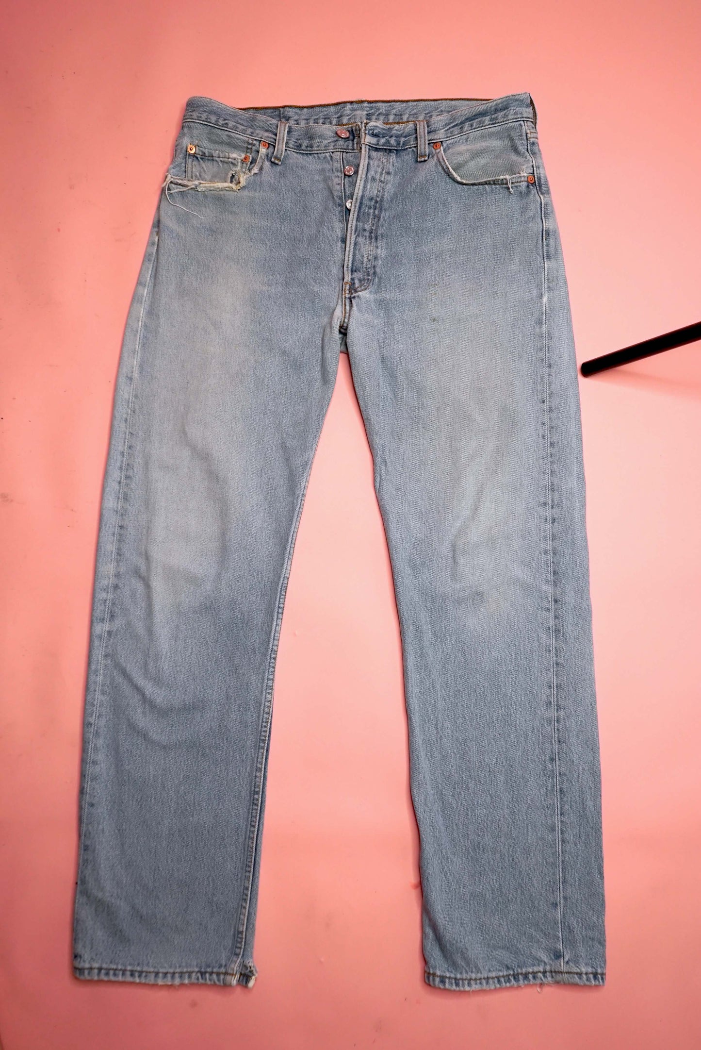 Vintage Levi's 501 Jeans Light Blue W34-35