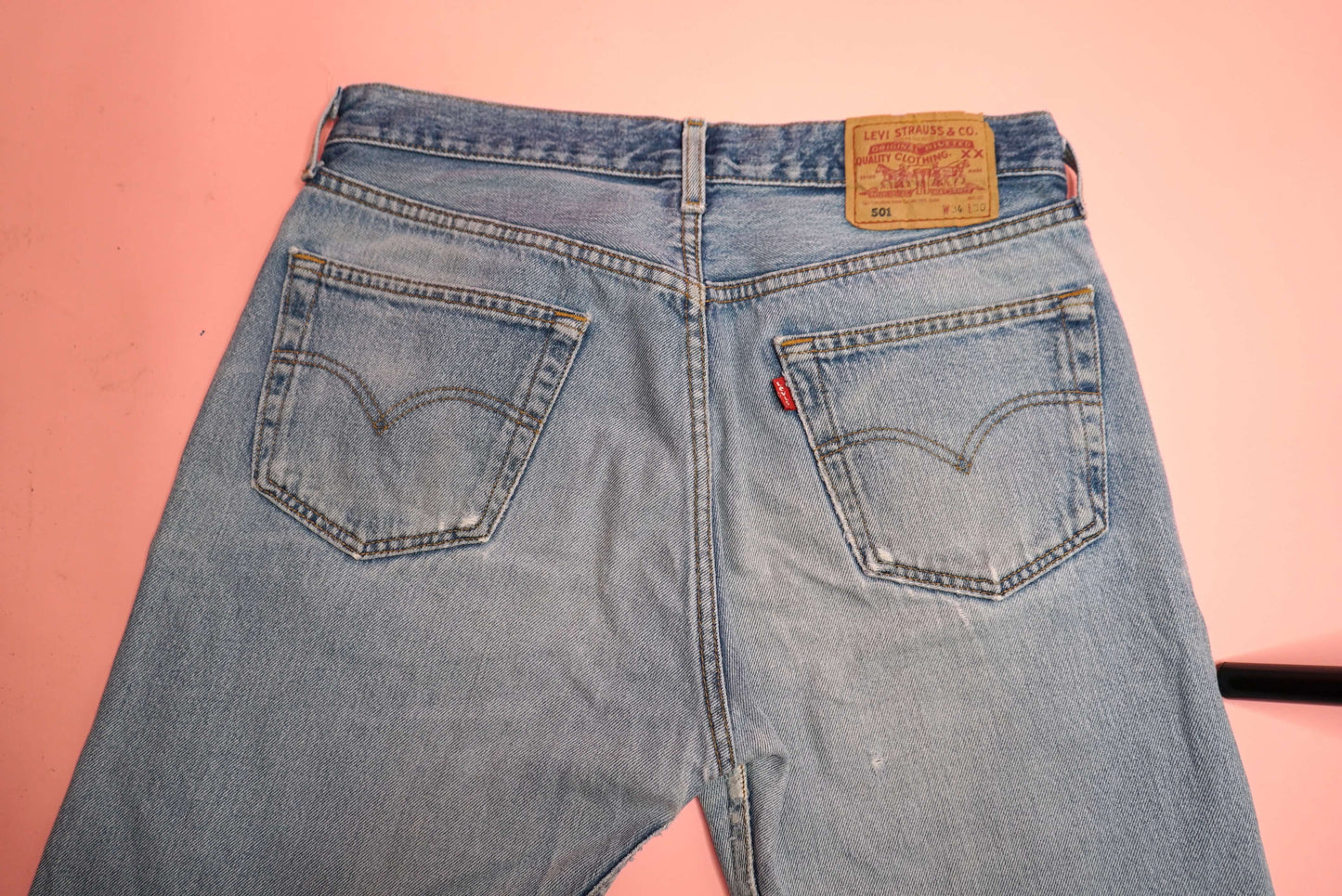 Vintage Levi's 501 Women's Jeans Mid Blue W33-34