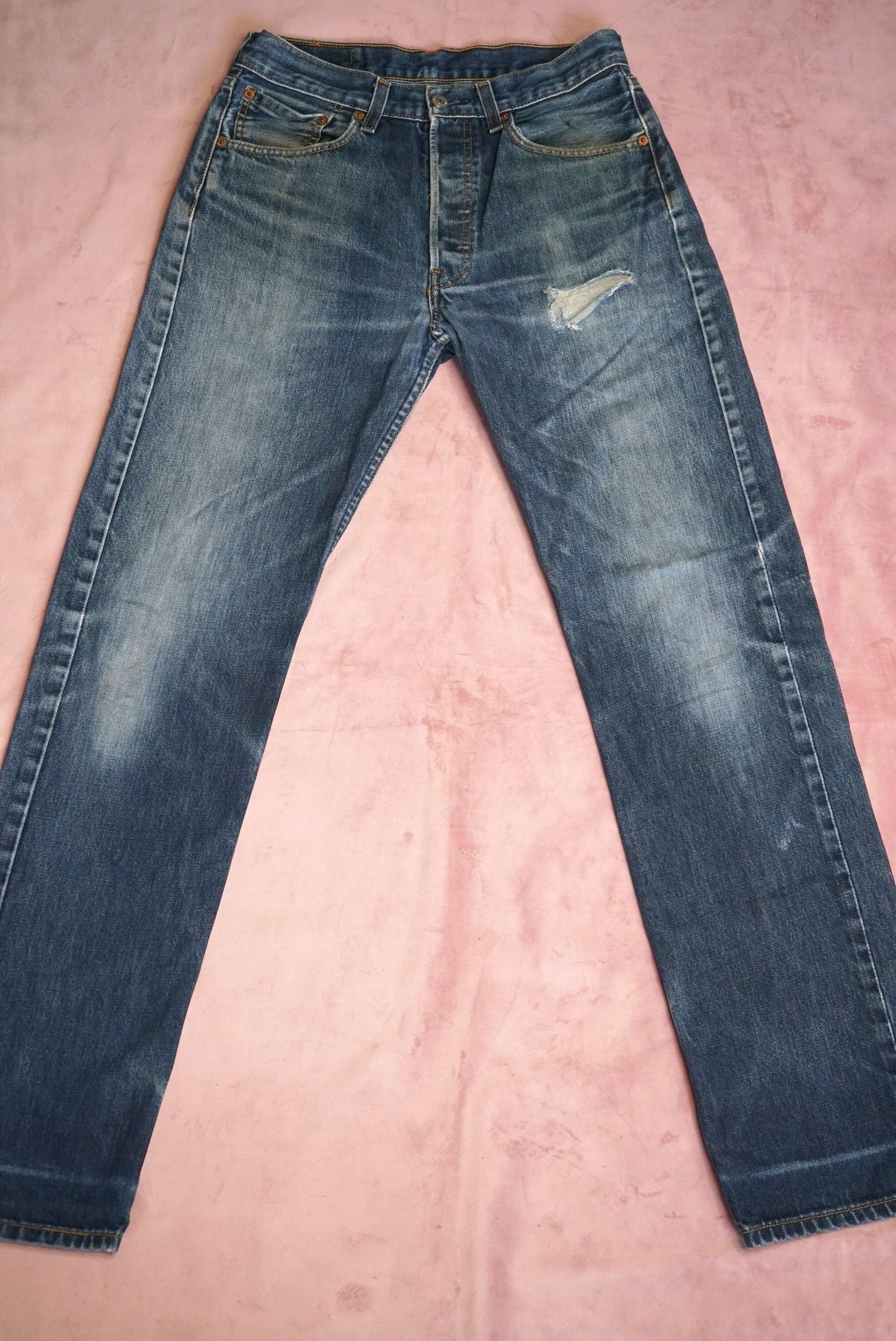 Vintage Women's Levi's 501 Jeans Dark Blue W29-30
